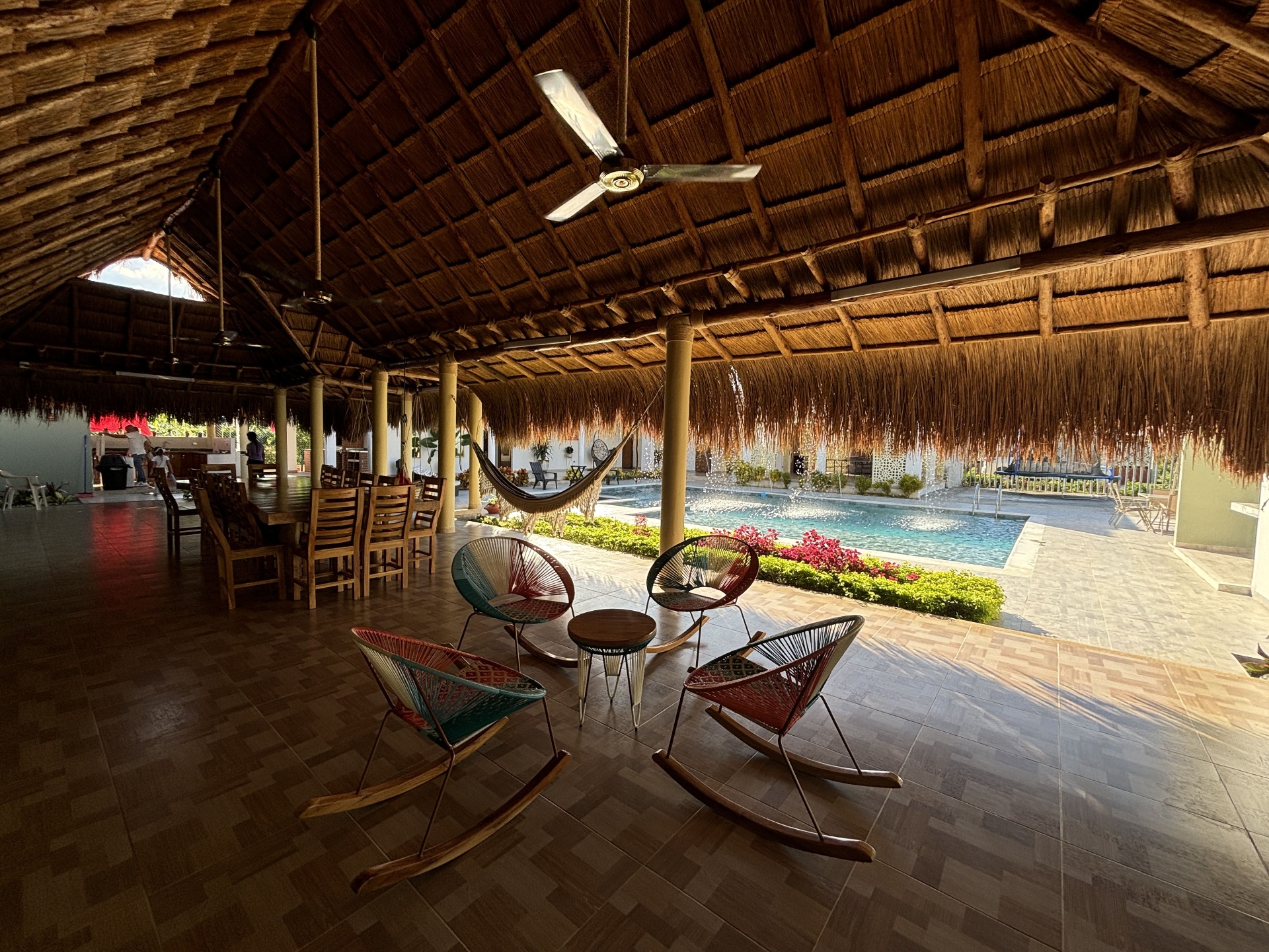 Kiosco con hamacas Ámbar